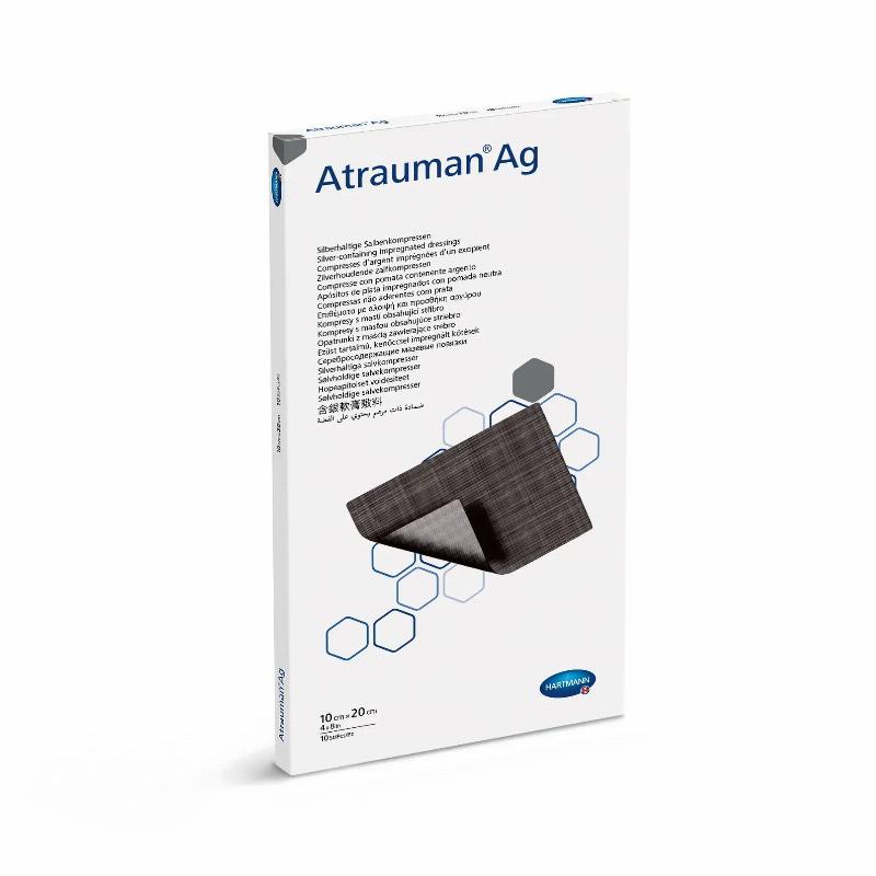Пов’язки, просочені сріблом Atrauman® Ag 10см х 20см 10шт
